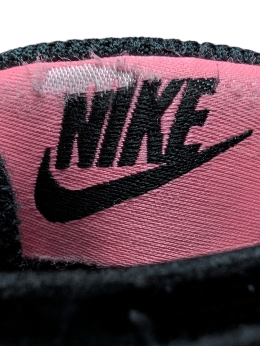 Nike Court Borough Mid 2 Sneaker High Top Black Pink Foam Youth Kids 4Y - Picture 11 of 13